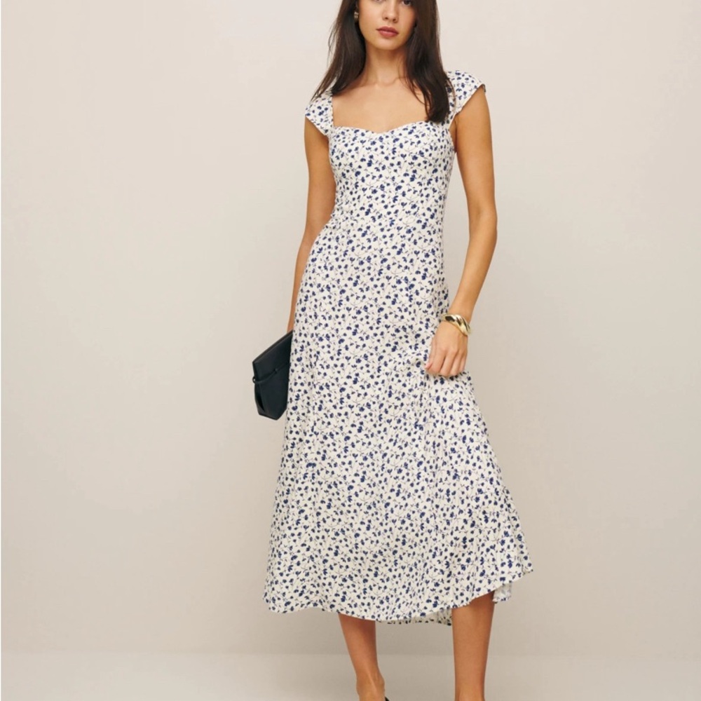 NEW WITH TAGS! Reformation Bryon dress in Mykonos size 4